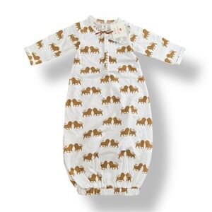 NWT Kate Quinn Sleep Sack Classic Infant Sacque size 0-3 month in golden lion